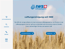 Tablet Screenshot of iws-swiss.ch